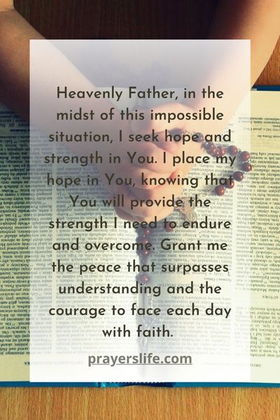 Finding Hope And Strength Through Prayer