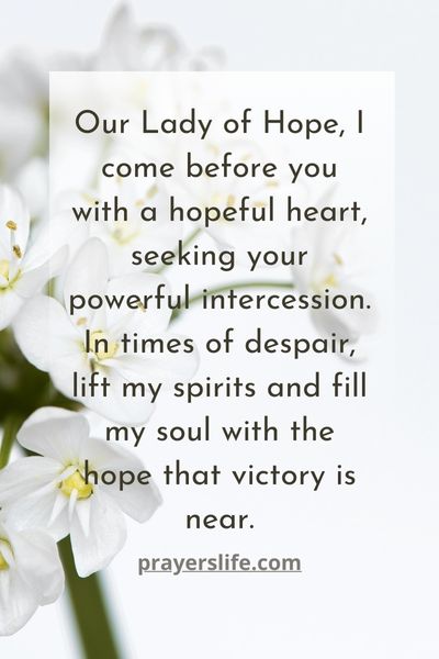 Finding Hope In Our Ladys Intercessiondaring Faith In Prayer