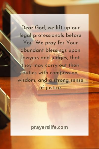 God'S Blessings For Legal Professionals