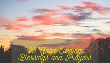 Good Evening Blessings And Prayers