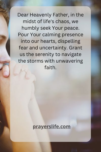 Grant Us Peace In Times Of Turmoil