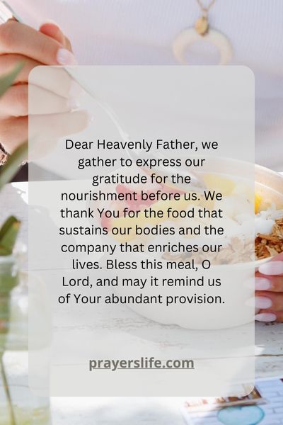 Gratitude Filled Blessings Before Every Meal