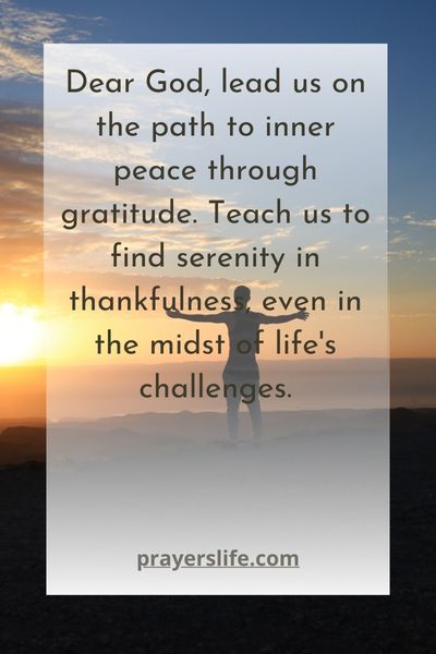 Gratitude As A Path To Inner Peace