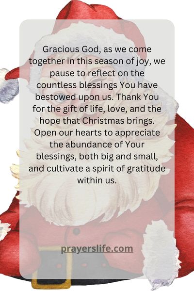 Gratitude For Blessings