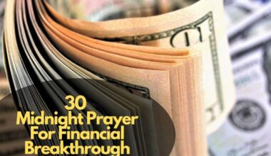 Midnight Prayer For Financial Breakthrough