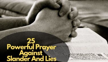 Powerful Prayer Against Slander And Lies