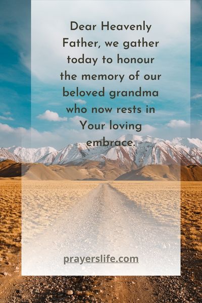 Honoring Grandma'S Memory With A Prayer