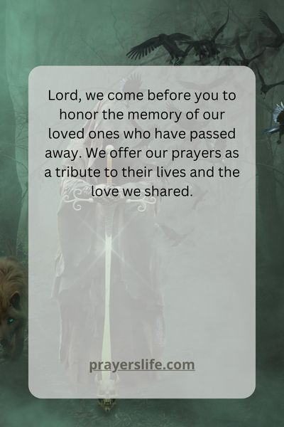Honoring Loved Ones With Prayer