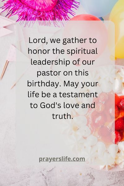 Honoring Your Spiritual Leadership