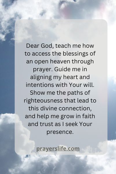 How To Access Open Heaven Through Prayer