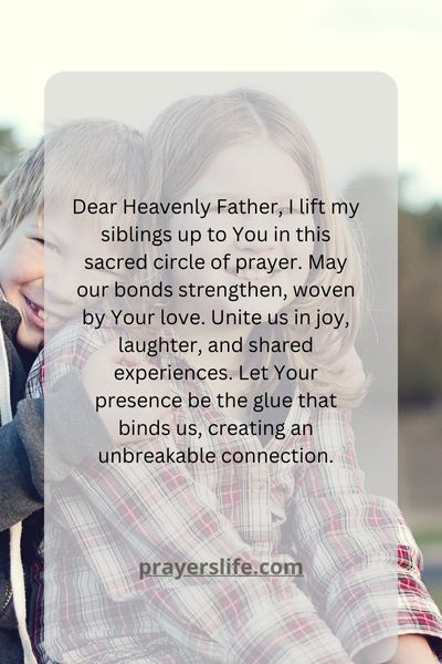 Initiating A Prayer Circle For My Brothers And Sisters