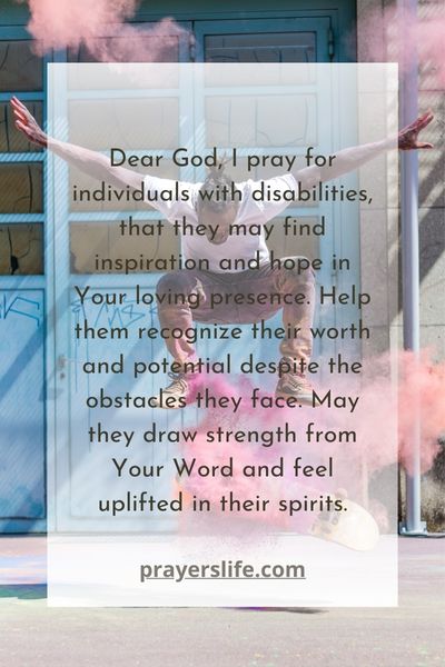 Inspirational Short Prayers For Those With Disabilities
