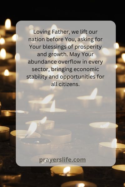 Interceding For Prosperity And Growth In The Nation