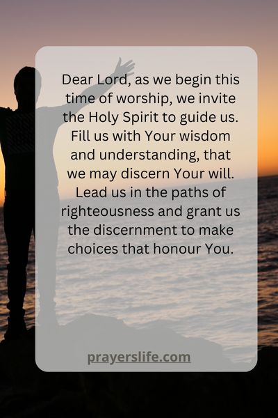 Inviting The Holy Spirit