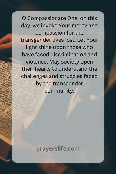 Invoking Compassion For Transgender Lives On This Day Of Remembrance