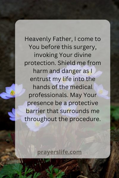 Invoking Divine Protection Before Surgery