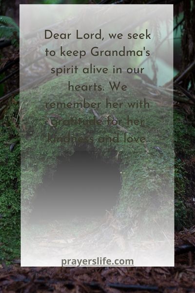 Keeping Grandma'S Spirit Alive Through Prayer