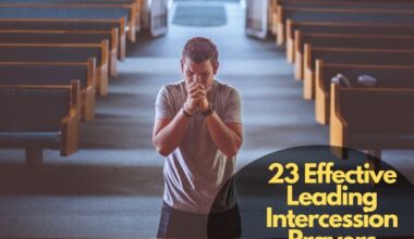 Leading Intercession Prayers