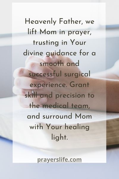 Lifting Mom In Prayer