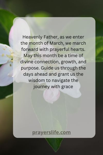 Marching Into The Month With Prayer