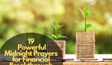 Midnight Prayers For Financial Breakthrough