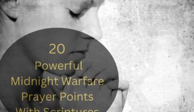 Midnight Warfare Prayer Points With Scriptures