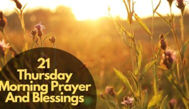 Morning Prayer And Blessings