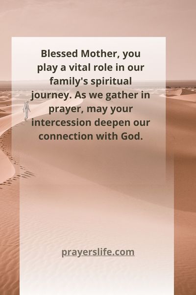 Mother Mary'S Role In Family Prayers