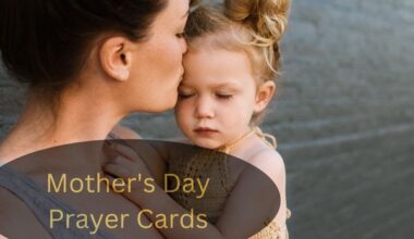 Mother'S Day Prayer Cards