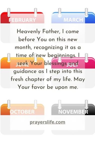 22 Powerful New Month Prayers And Blessings