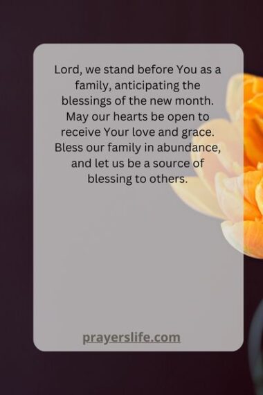 20 Powerful New Month Prayer For Family