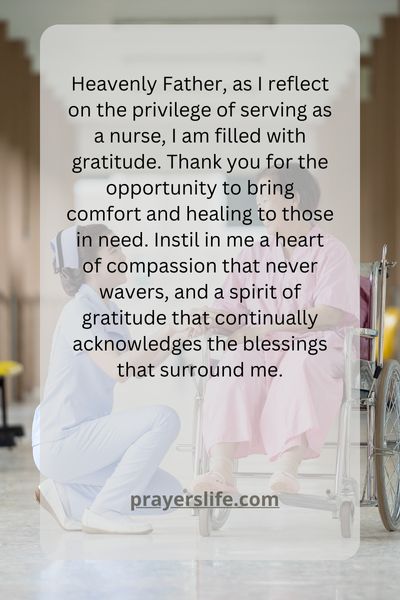 Nursing Prayer For Pinning Ceremony