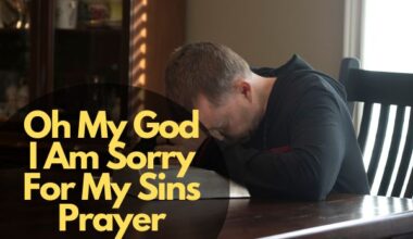 Oh My God I Am Sorry For My Sins Prayer