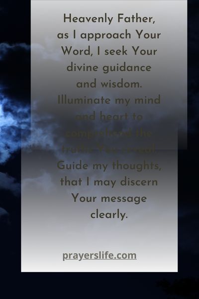 Opening Prayer For Receiving Divine Guidance
