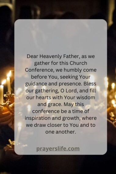 25 Inspiring Prayers For A Church Conference