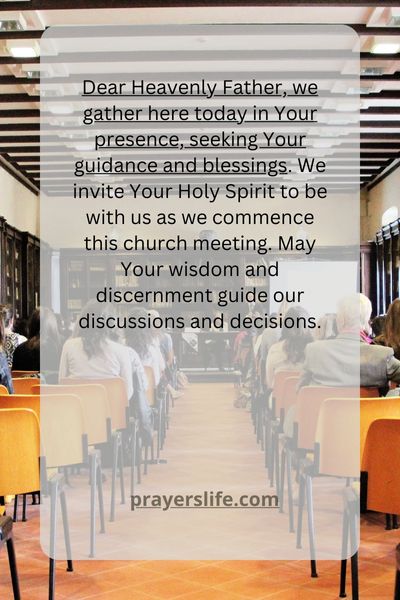 Opening Prayer For A Church Meeting