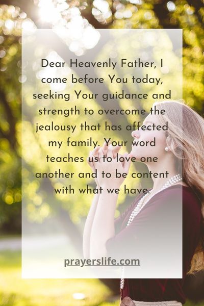 Overcoming Jealousy In Your Family Through Prayer