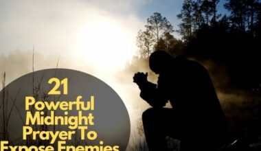 Powerful Midnight Prayer To Expose Enemies