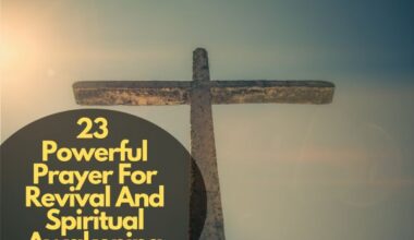 Powerful Prayer For Revival And Spiritual Awakening