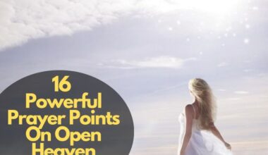 16 Powerful Prayer Points On Open Heaven