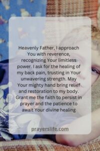 23 Best Prayer For Healing Of Back Pain