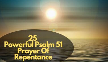Powerful Psalm 51 Prayer Of Repentance