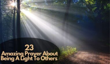 Prayer About Being A Light To Others