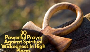 Prayers Against Spiritual Wickedness