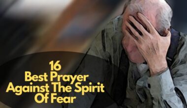 Prayer Against The Spirit Of Fear