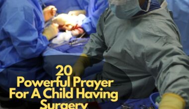 Prayer For A Child Having Surgery