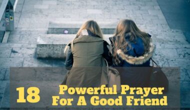 Prayer For A Good Friend