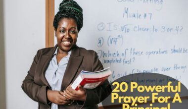 Prayer For A Principal