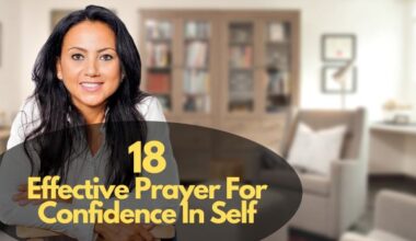 Prayer For Confidence In Self