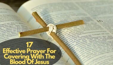 Prayer For Covering With The Blood Of Jesus